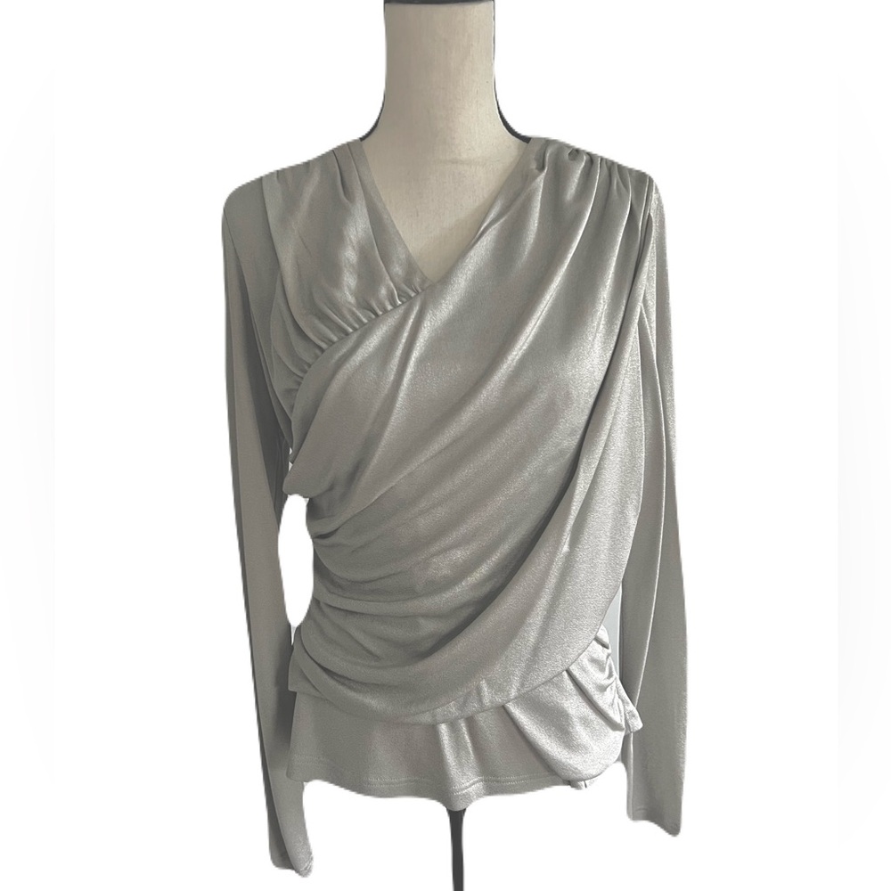The Fold Ennerdale Silver Shimmer Blouse